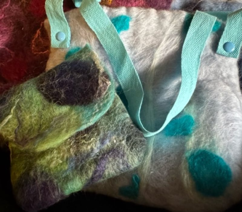 Bags of Fun.  Wet Felting Workshop
