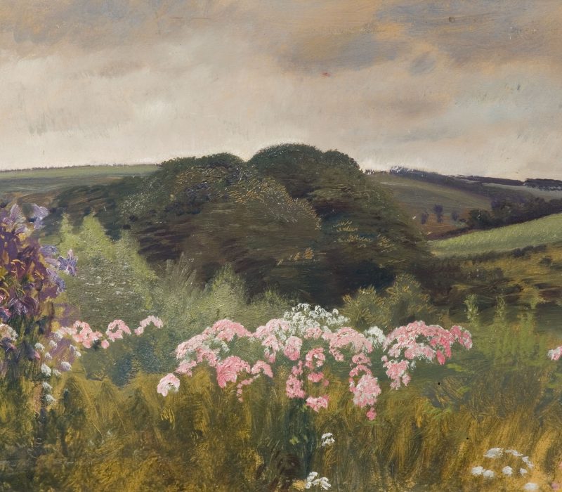 MAM Garden at Withypool, 1943, by Sir Alfred Munnings copyright the estate of Sir Alfred Munnings 2026