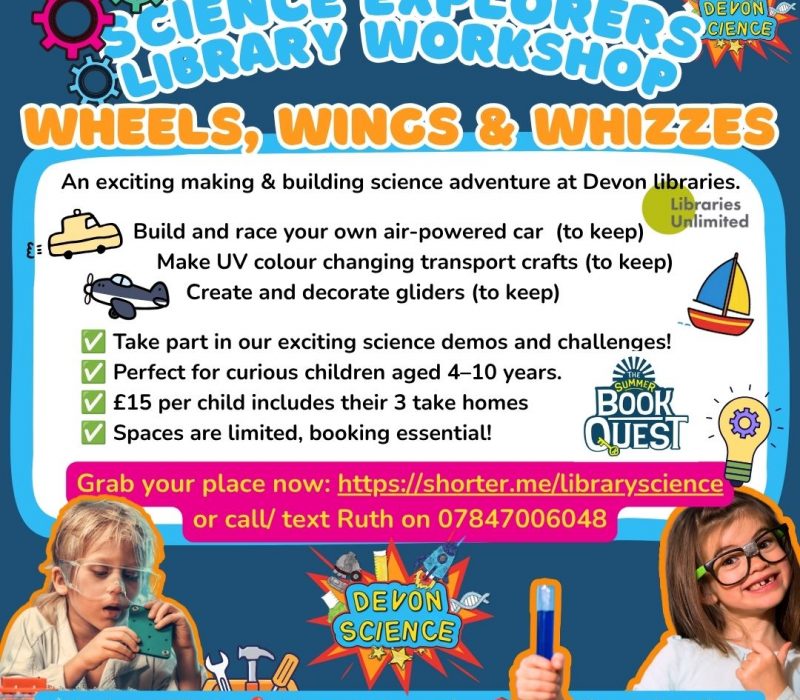 summer book quest science flyer